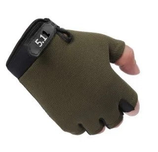 Guantes tácticos 5,1 medio dedo + Obsequio