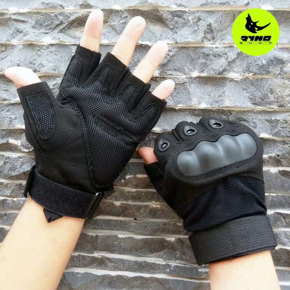 Guantes tácticos Omega medio dedo + Obsequio